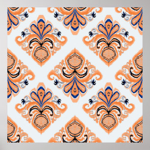 Poster Motif kat coloré dans le style vintage. Elégant et