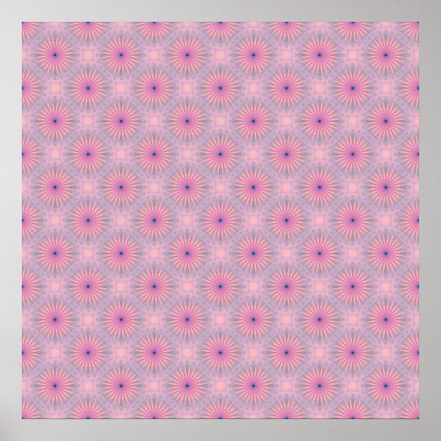 Poster Motif Mandala (Devant)