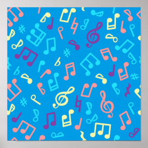 Poster Motif musical