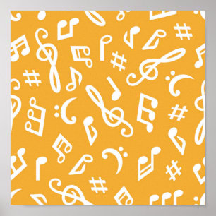 Poster Motif musical