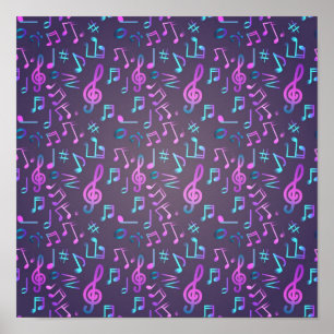 Poster Motif musical