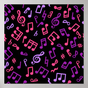 Poster Motif musical