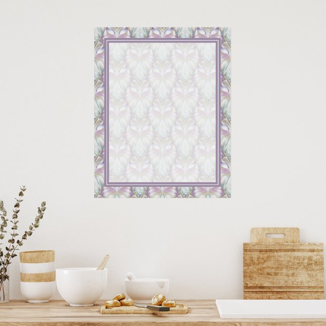 Poster Motif Oracle Owl Pastel Purple (Cuisine)