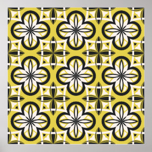 Poster Motif ornemental. illustration vintage,