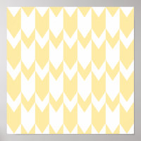 Motif Pastel Jaune et Blanc Chevron.