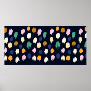 Poster Motif pois transparent