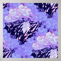 Motif sans couture. Clo décorative de style rétro