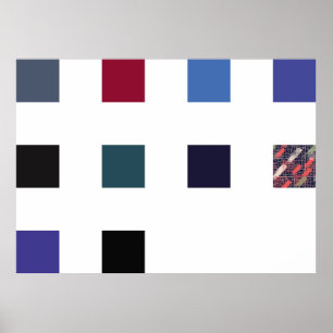 Poster Motif sans couture. Découper les traits de brosse 