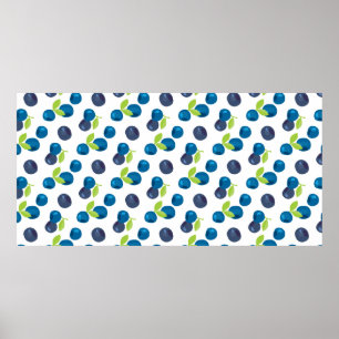 Poster Motif sans joint avec baies
