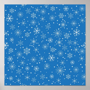 Poster Motif Snowflake