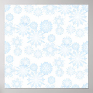 Poster Motif Snowflake