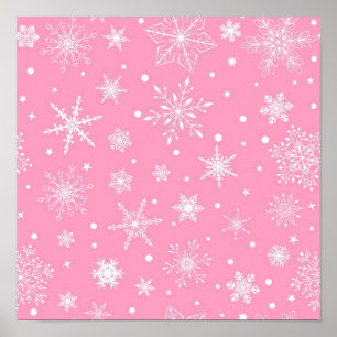 Poster Motif Snowflake