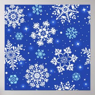 Poster Motif Snowflake