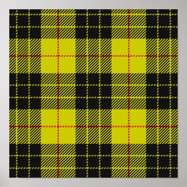 Poster Motif tartan MacLeod (Devant)