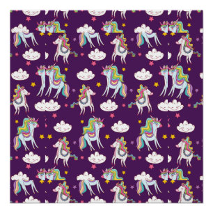 Poster Motif Unicorn Funny Magic Horse