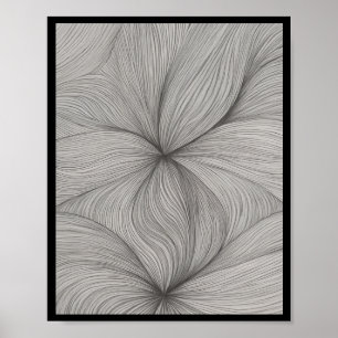 Poster Motif unique utilisant des lignes