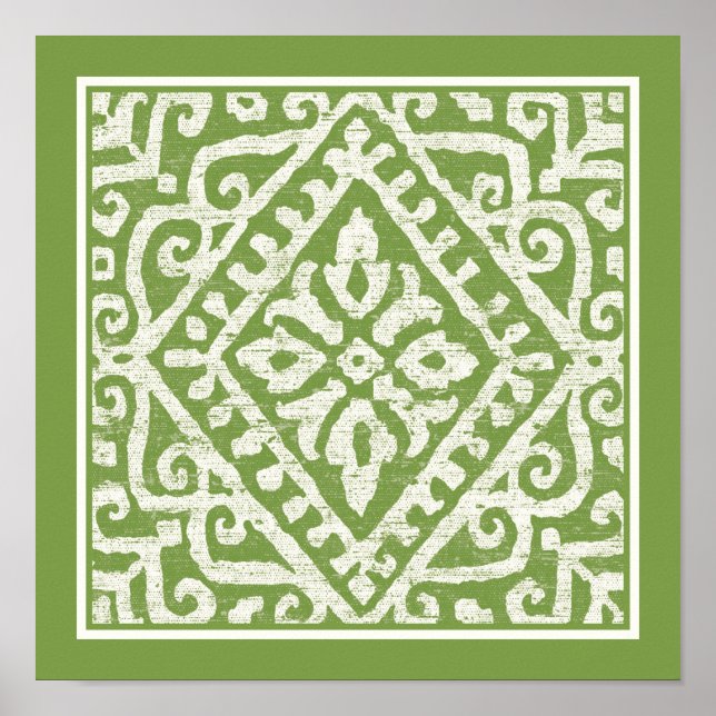 Poster Motif vert d'Amadora (Devant)