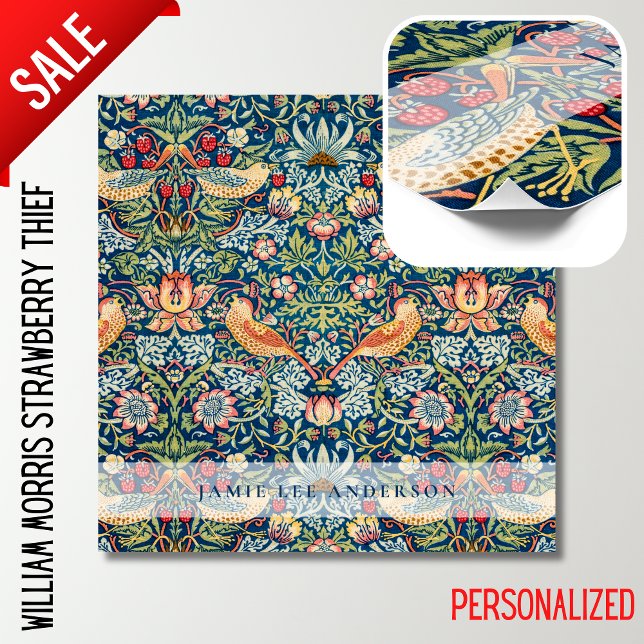 Poster Motif William Morris Birds de marque personnalisée (Créateur téléchargé)