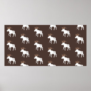 Poster Motifs arrière - plans sans faille dans le style s