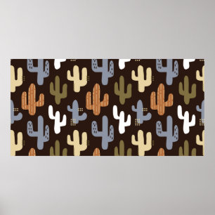 Poster motifs arrière - plans sans faille dans le style s