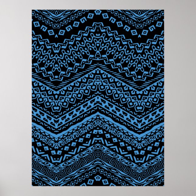 Poster Motifs ethniques 5 (Devant)