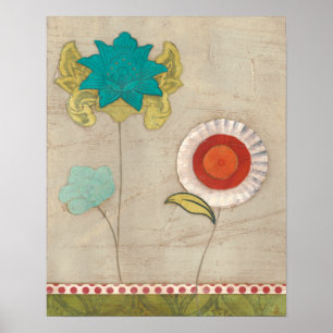 Poster Motifs pétaux I