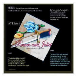 Poster Motifs Roméo et Juliette