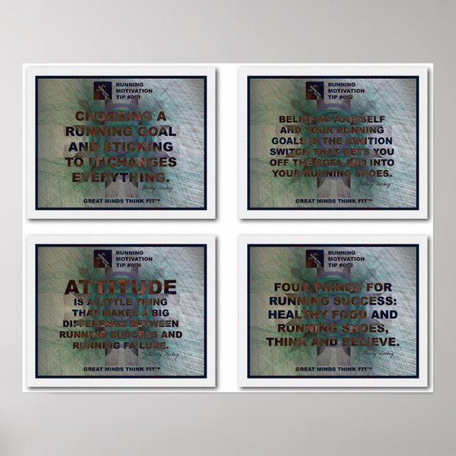 Poster Motivation à exécuter : Collage 1 avec conseils 1  (Devant)