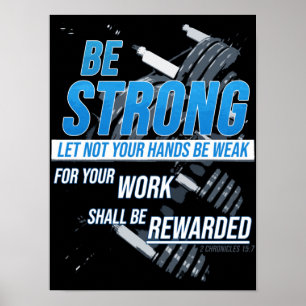 Poster Motivation de la condition physique de la foi : So