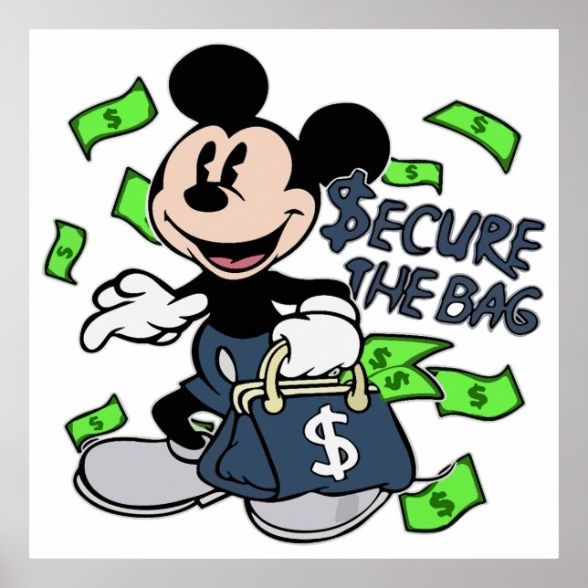 Poster Motivation de la prospérité dynamique Mickey (Devant)