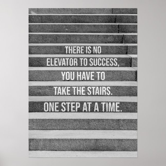 Poster Motivation De L'Énorme - Pas D'Ascenseur Pour Réus (Devant)