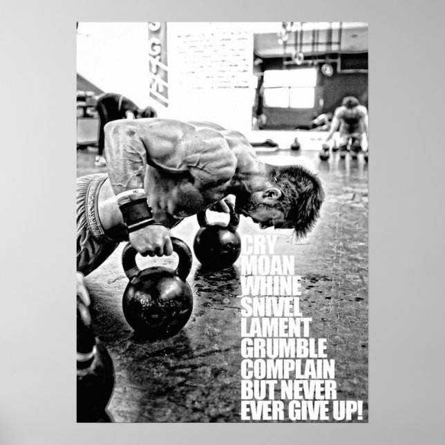 Poster Motivation de l'entraînement (Devant)