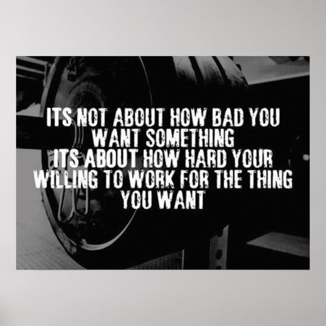 Poster Motivation de l'entraînement (Devant)