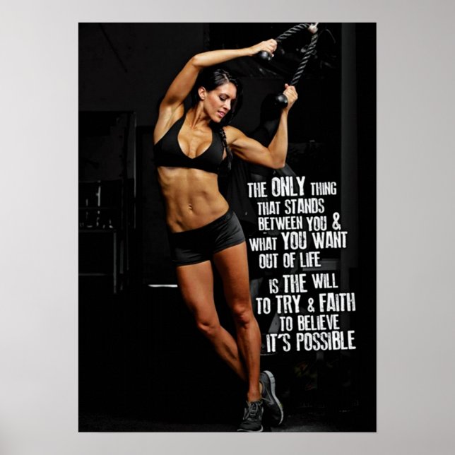Poster Motivation de l'entraînement (Devant)