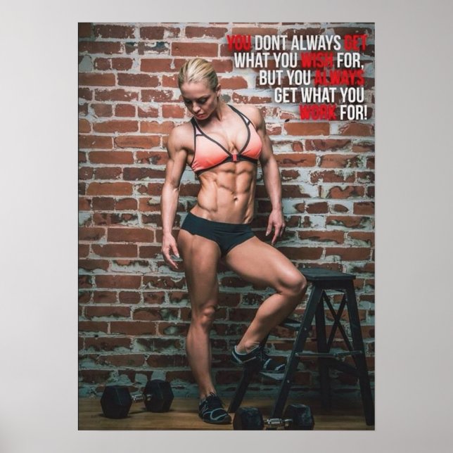 Poster Motivation de l'entraînement (Devant)