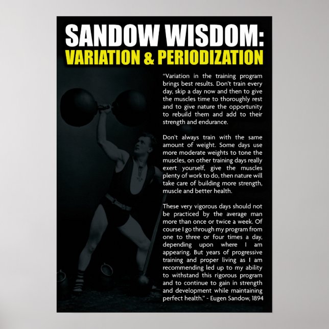 Poster Motivation de l'entraînement (Devant)