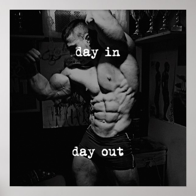 Poster Motivation de l'entraînement (Devant)