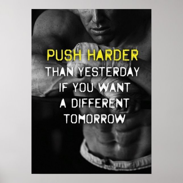 Poster Motivation de l'entraînement (Devant)