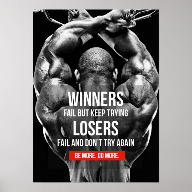 Poster Motivation de l'entraînement (Devant)