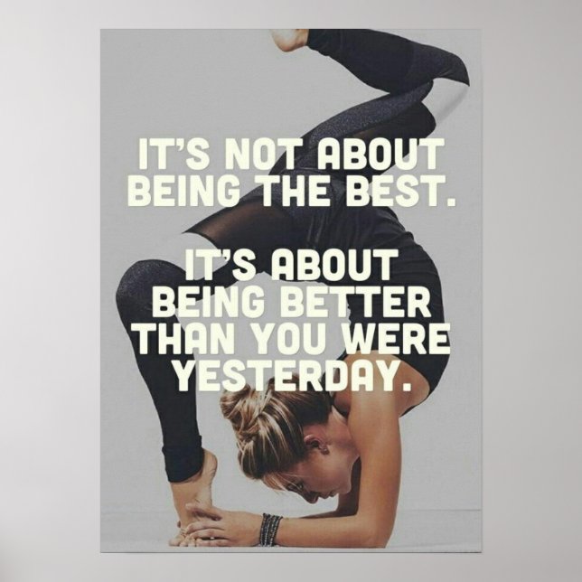 Poster Motivation de l'entraînement (Devant)
