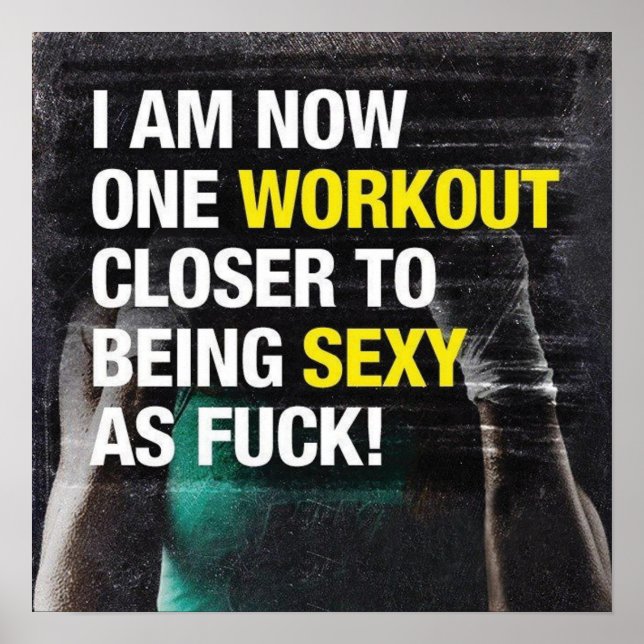Poster Motivation de l'entraînement (Devant)