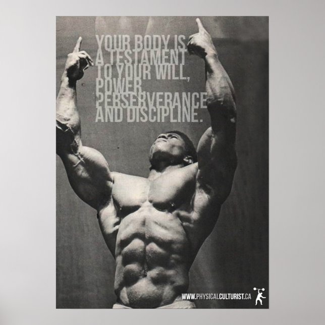 Poster Motivation de l'entraînement (Devant)