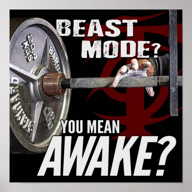 Poster Motivation de l'entraînement (Devant)