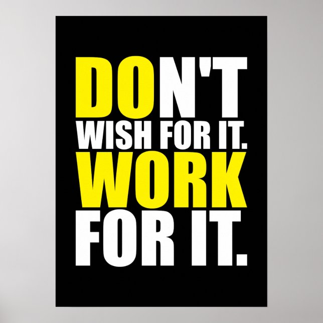 Poster Motivation de l'entraînement (Devant)