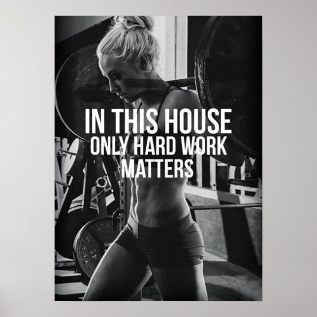 Poster Motivation de l'entraînement (Devant)
