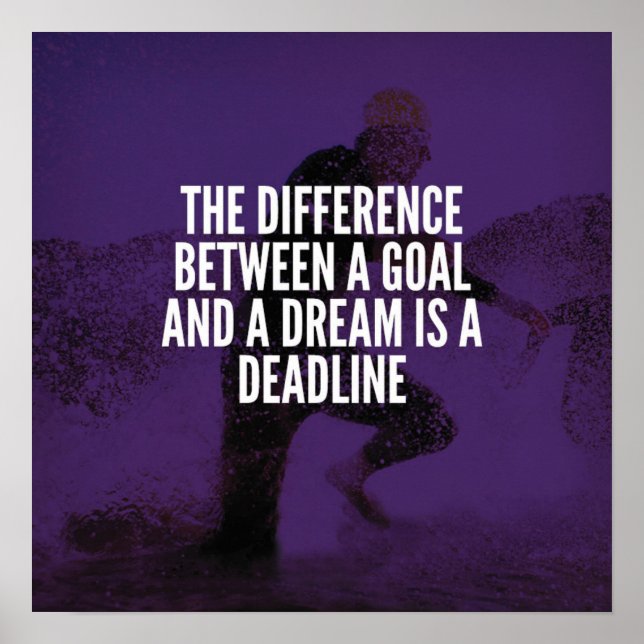 Poster Motivation de l'entraînement (Devant)