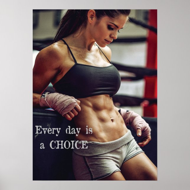 Poster Motivation de l'entraînement (Devant)