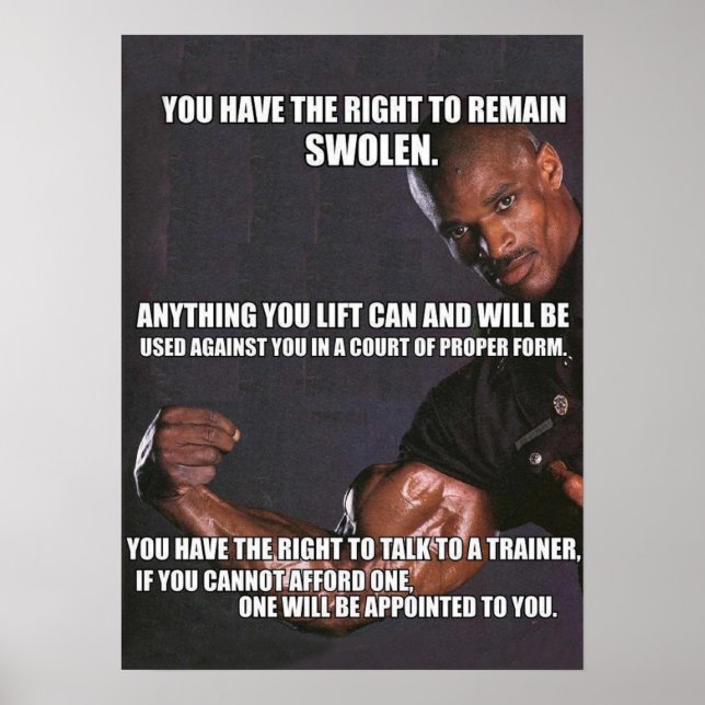 Poster Motivation de l'entraînement (Devant)