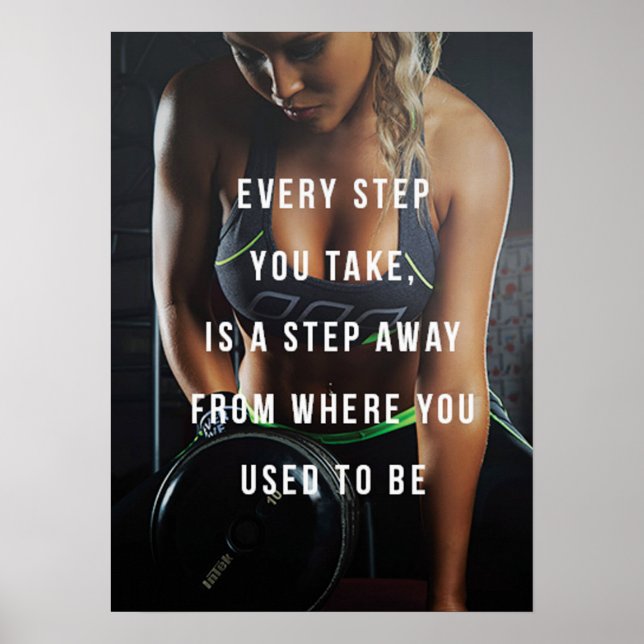 Poster Motivation de l'entraînement (Devant)