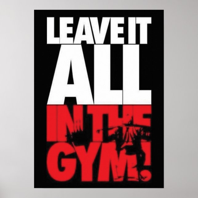 Poster Motivation de l'entraînement (Devant)